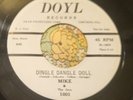 Rare Doo Wop Rocker Promo 45 Mike & the Jays Dingle Dangle Doll DOYL VG+ HEAR