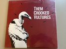 Them Crooked Vultures - 2009 Press Vinyl LP Queens Of The Sone Age, Foo Fighters