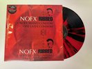 NOFX RIBBED LP RECORD RED & BLACK SPLATTER COLOR VINYL 30TH ANNIVERSARY