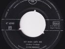 ELVIS PRESLEY My Baby Left Me RARE  misprint Sweden 45 Electra GERMANY EXPORT