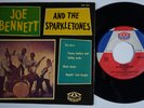 JOE BENNETT & SPARKLETONES rare  SWEDEN *only* 1958 EP Black Slacks ROCKABILLY