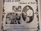 T.L. BARRETT - LIKE A SHIP (WITHOUT A SAIL) RARE GOSPEL SOUL CHICAGO 1971 ORIG