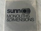 SUNN O)))-MONOLITHS & DIMENSIONS OG 2009 1ST PRESS 2XLP VELLUM SLIPCOVER+INSERT