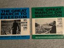Set of 2 Martin Luther King Great March To Freedom Washinton lp Motown 1984 Ex.
