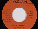 Modern Soul 45 CLIFFORD MCCLAIN I Can't Flight It MCCLAIN VG+/VG++ HEAR d