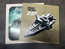 Pierce The Veil Collide With The Sky Limited Blue Vinyl w Signed Art Print New