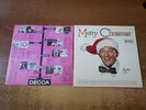 1ST PRESS  1950s VG+ Bing Crosby Merry Christmas, BLACK LABEL 8128 LP33