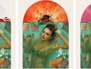 Taylor Swift Showgirl Holiday Honestly Wild Lit Sky Sequins Vinyl Set 3x PRESALE
