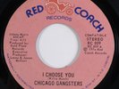 Sweet Soul 45 CHICAGO GANGSTERS I Choose You RED COACH HEAR d