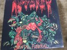 LP AUTOPSY Mental Funeral 1991 Death Metal Vinyl Insert