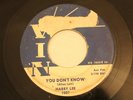 ROCKABILLY HARRY LEE Don't You Know VIN 107