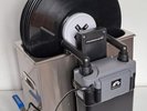 External filter system for the ultrasonic record cleaner