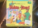 WALT DISNEY ROBIN HOOD STORY & SONGS DISNEYLAND LP 1973 w/ BOOK 3810 PURPLE ED.