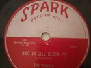THE ROBINS RIOT IN CELL BLOCK #9 78RPM SPARK 103