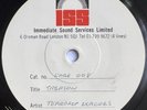 The TEARDROP EXPLODES -Treason- Rare Immediate sound Services 7” Test Pressing