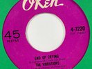 The Vibrations End Up Crying Ain't Love That Way Okeh Vinyl  7