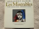 Les Miserables Broadway Musical Soundtrack 2 Record Vinyl LP Album 1987 Geffen