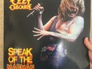 Ozzy Osbourne Speak of the Madman Live Colored Vinyl LP Glasgow Apollo 19 Dec 82