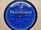 78Rpm, Gospel, Paramount Jubilee Singers 'When The Saints Go Marching In' Paramo