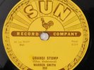 WARREN SMITH Ubangi Stomp, Black Jack David SUN 78 RPM 250 E HEAR rockabilly