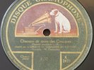 Russian Vocal Kuban Cossack Choir French 78RPM Gramophone K-2425