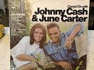 Johnny Cash & June Carter LP – Carryin’ On CS 9528 Stereo 1967 Original VG+