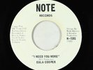 Deep Soul 45 - Eula Cooper - I Need You More - Note VG+