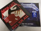 Metallica Kill 'Em All + Ride The Lightning Vinyl LP Record 2016 RE/RM ‘83/‘84