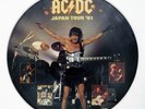 AC/DC JAPAN TOUR '81 ATLANTIC PS180 Japan ORIGINAL PROMO CLEAR RIM VINYL LP