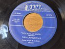 Rare Doo Wop 45 The Continentals Rama rr-190 You Are an angel Giddy-UP Ding-Dong