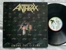 ANTHRAX - Among the living LP. 1987 Thrash Speed Metal Heavy Metal Metallica