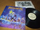 Megadeth Rust In Peace  Vinyl Lp Venezuela Rodven 1991 EX/EX Metallica