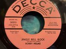 Bobby Helms 45 Jingle Bell Rock / Captain Santa Claus PROMO Decca