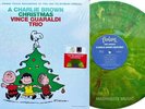 VINCE GUARALDI TRIO LP A Charlie Brown Christmas Soundtrack GREEN VINYL w Poster
