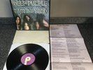 LP VINYL DEEP PURPLE MACHINE HEAD TPSA 7504 UK 1ST PRESS 1972 & POSTER VG+/VG+