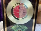 Framed Collectible Tribute Platinum Effect 45 Vinyl  Queen 