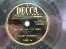 Harry Richman - DECCA 24391 - Puttin' On The Ritz & Walkin' My Baby Back Home