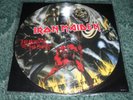 IRON MAIDEN NUMBER OF THE BEAST VINYL PICTURE DISC RECORD LP  REMASTERED 1998