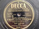 Judy Garland  78 rpm Have Yourself A Merry Little Christmas holiday classic 1944