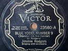 PRE WAR COUNTRY 78 JIMMIE RODGERS Blue Yodel Number 9 VICTOR LOUIS ARMSTRONG