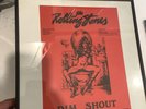 The Rolling Stones 'rim shout' Rs-6141 explicit cover framed record
