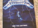 Metallica Ride The Lightning 1984 LP Vinyl 2016 RMSTR NM BLCKND004-1 & Insert