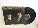 Signed Peter And Gordon I Dont Want To See You Again LP Capitol Records T-2220