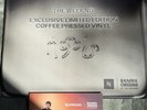 The Weeknd Nespresso Exclusive Coffee Pressed Vinyl /200 Give Me Mercy Vinyl NEW