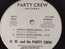 ELECTRO RAP DW AND THE PARTY CREW FREAKY LOVER   RARE HIP HOP