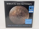 Bruce Dickinson The Mandrake Project Blue Vinyl with Autographed Print SEAL RIPS