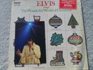 ELVIS PRESLEY   THE WONDERFUL WORLD OF CHRISTMAS   1971 ORIG' w/HYPE & POST CARD