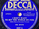Ink Spots-I Don’t Want To Set The World On Fire/Hey Doc 1941 Decca 3987 78 rpm