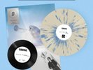 GEESE Getting Killed  *DINKED* Cream/Blue Splatter LP & bonus 7in