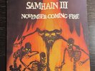 Samhain November Coming Fire Plan 9 Records Original Pressing Vinyl Record